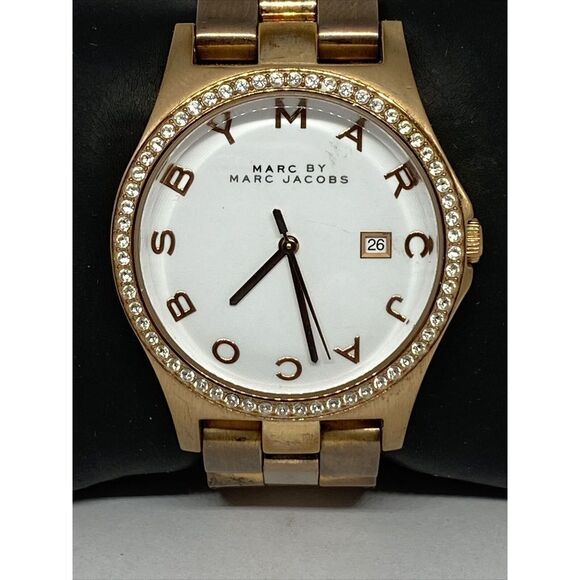 Marc Jacobs Henry MBM3079 Women's Stainless Steel Analog Dial Quartz Watch KS657 - Picture 2 of 12